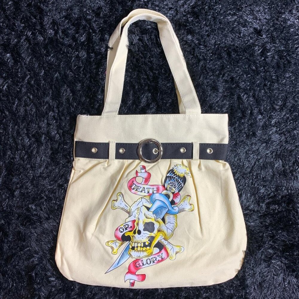 Y2K, ED HARDY STYLE PURSE / TOTE BAG